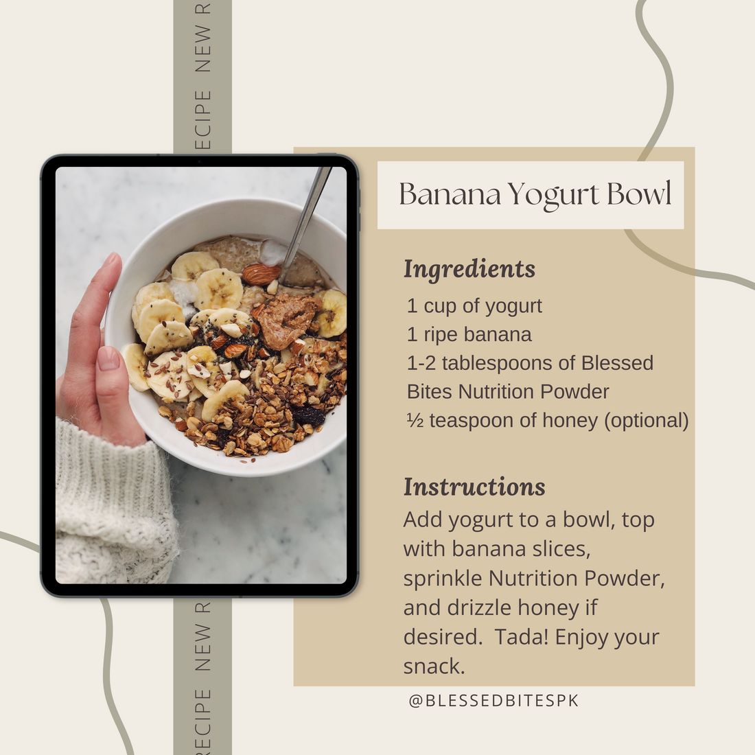 Banana Yogurt Bowl