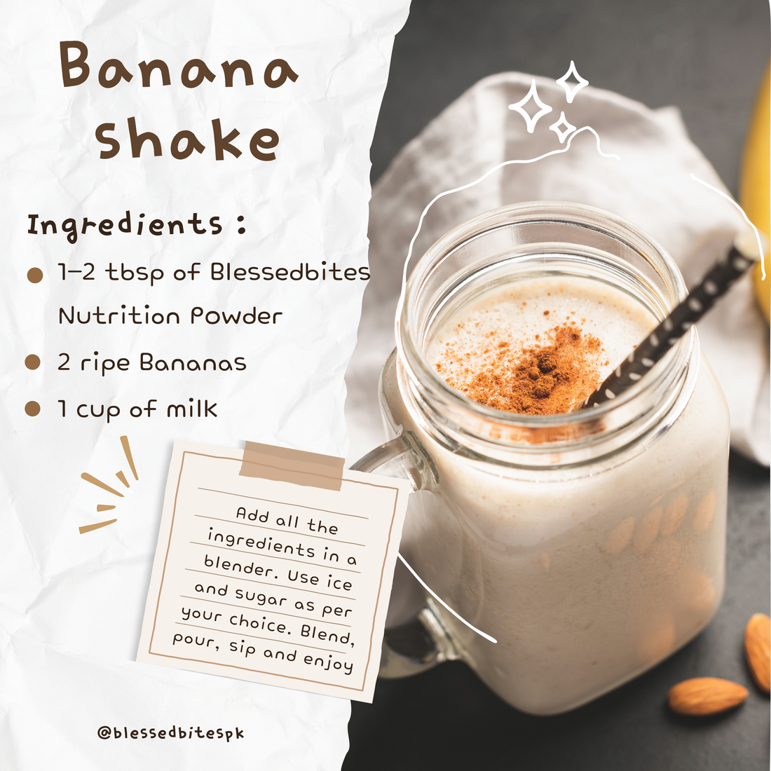 Banana Shake Recipe